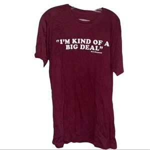 Ron Burgundy “I’m kind of. Big deal” t shirt new with tags sz large burgandy